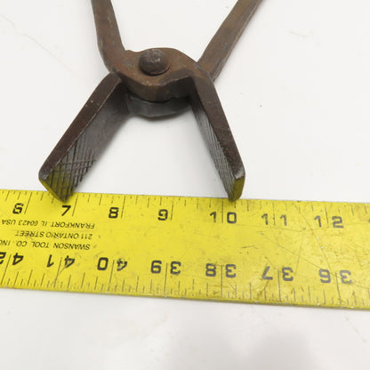 Warren-Teed 24" Vintage Flat Jaw Blacksmith Foundry Tongs