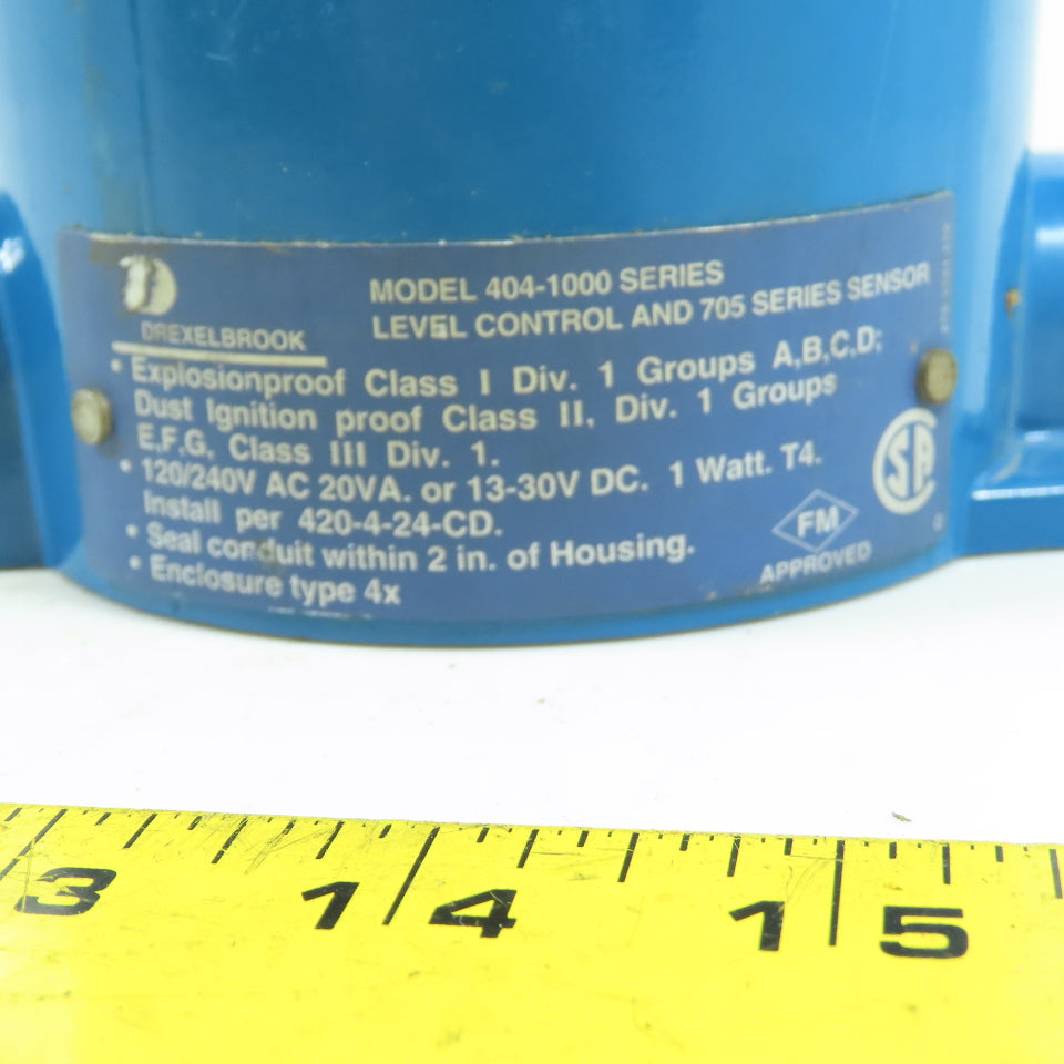 Drexelbrook VeriGap 404-1000 Series Level Control Hazardous Loc Enclosure ONLY