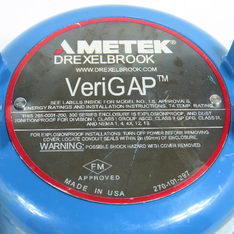 Drexelbrook VeriGap 404-1000-0V1 Level Sensor W/ Explosion Proof Enclosure