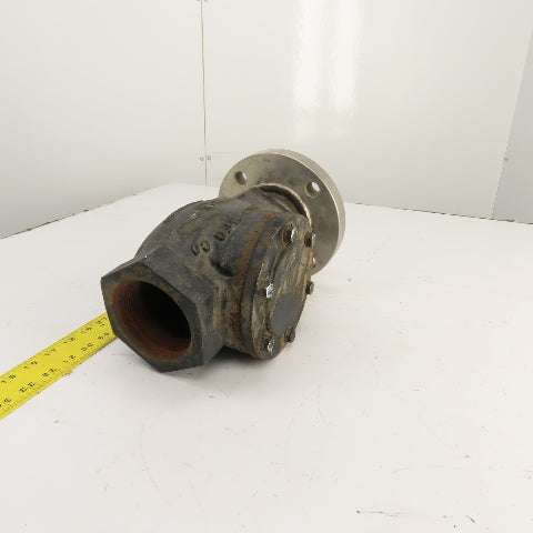 Pokorney 3300 3" NPT Ductile Iron Vacuum Check Valve W/ Stainless Adapter