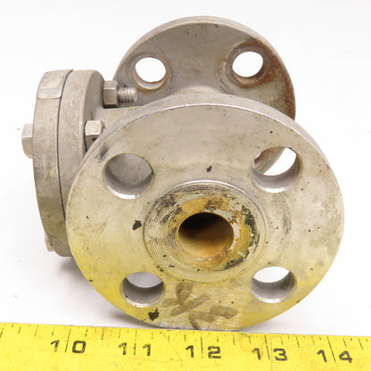 Aloyco Fig 377 3/4" Stainless Steel Flange Mount Swing Check Valve #150