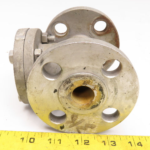 Aloyco Fig 377 3/4" Stainless Steel Flange Mount Swing Check Valve #150