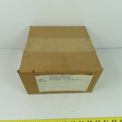 Perma-Cal 121TID27A23-N 4-1/2" Black Turret Process Gauge 1/2" NPT