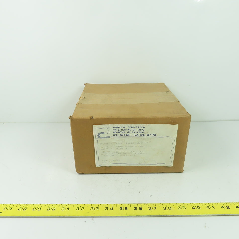 Perma-Cal 121TID27A23-N 4-1/2" Black Turret Process Gauge 1/2" NPT