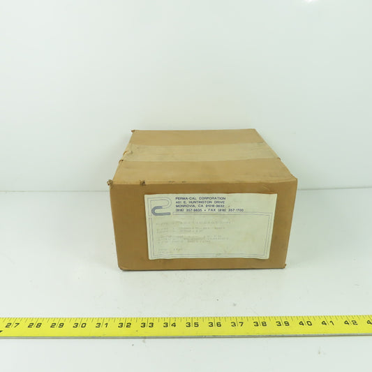 Perma-Cal 121TID27A23-N 4-1/2" Black Turret Process Gauge 1/2" NPT