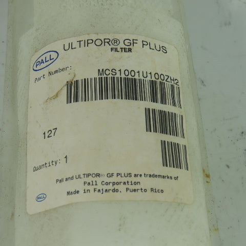 Pall MCS1001U100ZH2 Ultipor GF Plus Replacement Filter Element