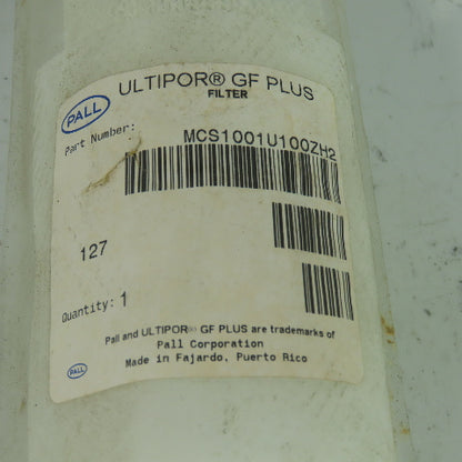 Pall MCS1001U100ZH2 Ultipor GF Plus Replacement Filter Element