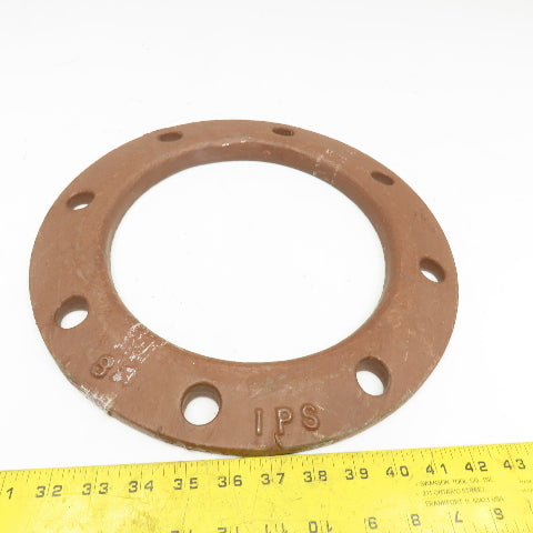 8" IPS Ductile Iron Painted Backing Ring Flange USA