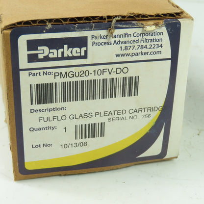 Parker PMG020-10FV-DO FulFlo Glass Pleated Cartridge Filter