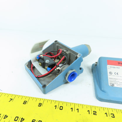 United Electric H100-701 Pressure Switch 1.5-30 PSI 15A 480VAC USA Made