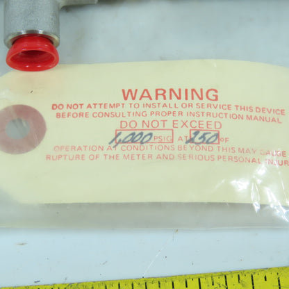 NRS 8503 90° Needle Control Metering Valve 1000PSIG @ 250°F W/ Display NEW