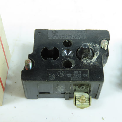 Eaton Cutler Hammer 10250T53 600V Heavy Duty Contact Block 2 Normally Open Lot/2