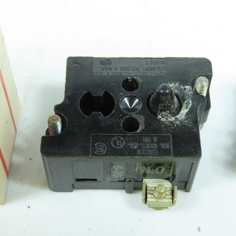 Eaton Cutler Hammer 10250T53 600V Heavy Duty Contact Block 2 Normally Open Lot/2