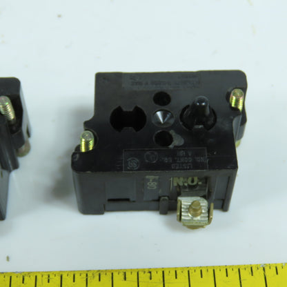 Eaton Cutler Hammer 10250T53 600V Heavy Duty Contact Block 2 Normally Open Lot/2