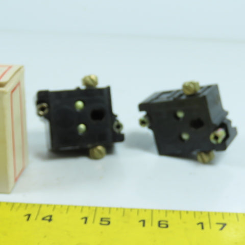 Eaton Cutler Hammer 10250T53 600V Heavy Duty Contact Block 2 Normally Open Lot/2