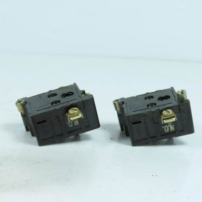Eaton Cutler Hammer 10250T53 600V Heavy Duty Contact Block 2 Normally Open Lot/2