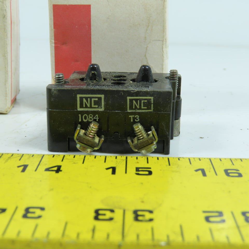 Cutler Hammer 10250T3 600V Heavy Duty Contact Block 2 Normally Closed Lot/3 NEW