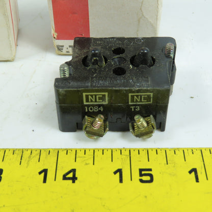 Cutler Hammer 10250T3 600V Heavy Duty Contact Block 2 Normally Closed Lot/3 NEW
