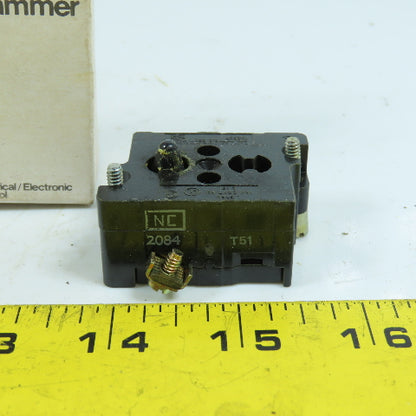 Cutler Hammer 10250T51 600V Heavy Duty Contact Block 1 Normally Closed Lot/3 NEW