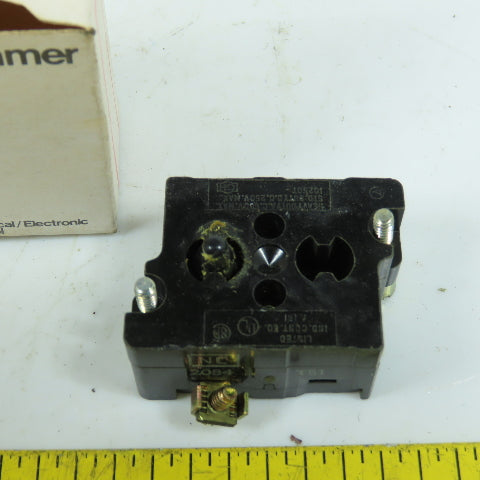Cutler Hammer 10250T51 600V Heavy Duty Contact Block 1 Normally Closed Lot/3 NEW