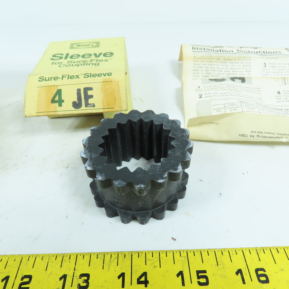 Woods 4JE Sure-Flex Coupling Sleeve Lot Of 4 NEW