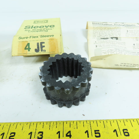 Woods 4JE Sure-Flex Coupling Sleeve Lot Of 4 NEW