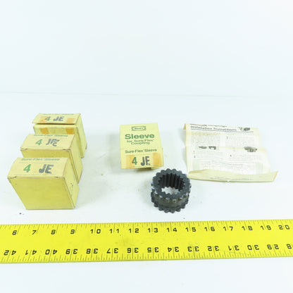 Woods 4JE Sure-Flex Coupling Sleeve Lot Of 4 NEW