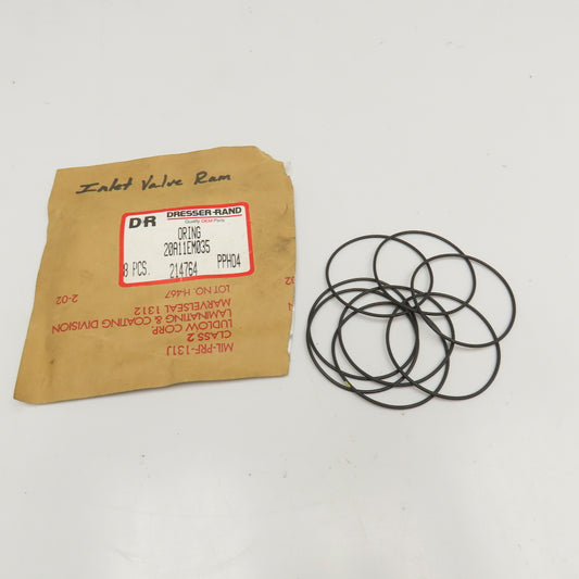 Dresser Rand 20A11EM035 Yellow Stripe O-Ring Lot Of 8