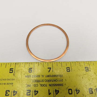 Cincinnati Gasket 1/16" x 2.437" x 2.656" OD Soft Copper Gasket Lot Of 11