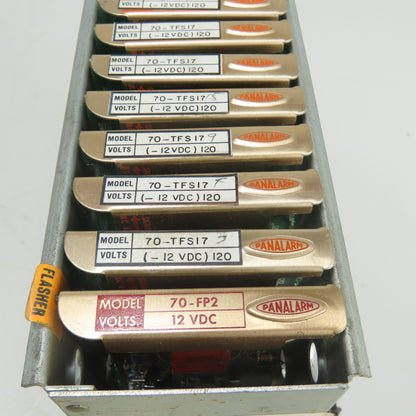 Panalarm 74-S8 719-S15 Remote Logic Annunciator System W/ 70-TFS17/70-FP2 Cards