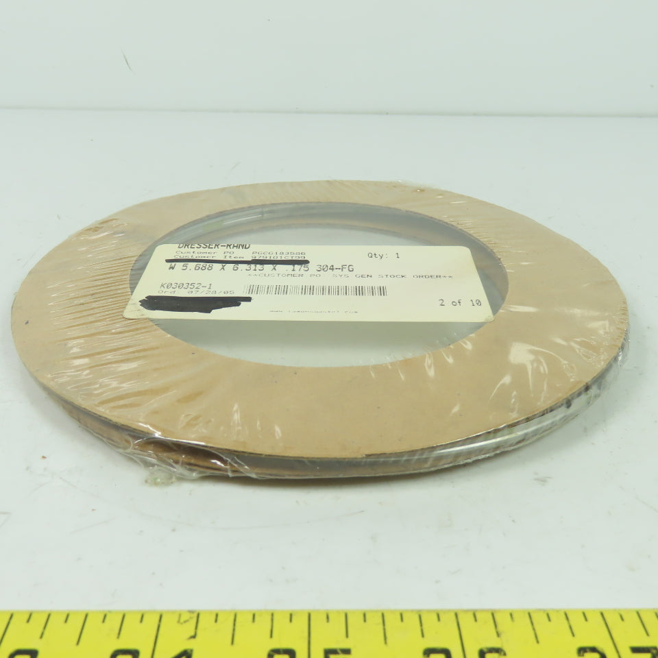 Dresser-Rand 9791D1CT99 W 5.688 x 6.313 x .175 304-FG Gasket