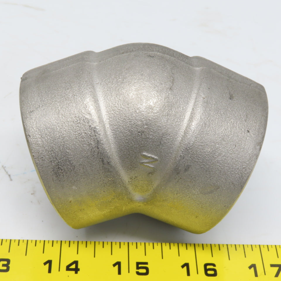 1-1/2" Socket Weld 45° Elbow 304 Stainless Steel Lot of 4