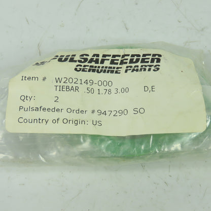 Pulsafeeder W202149-000 Tiebar .50 1.78 3.00 Lot Of 2