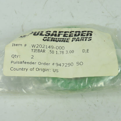 Pulsafeeder W202149-000 Tiebar .50 1.78 3.00 Lot Of 2