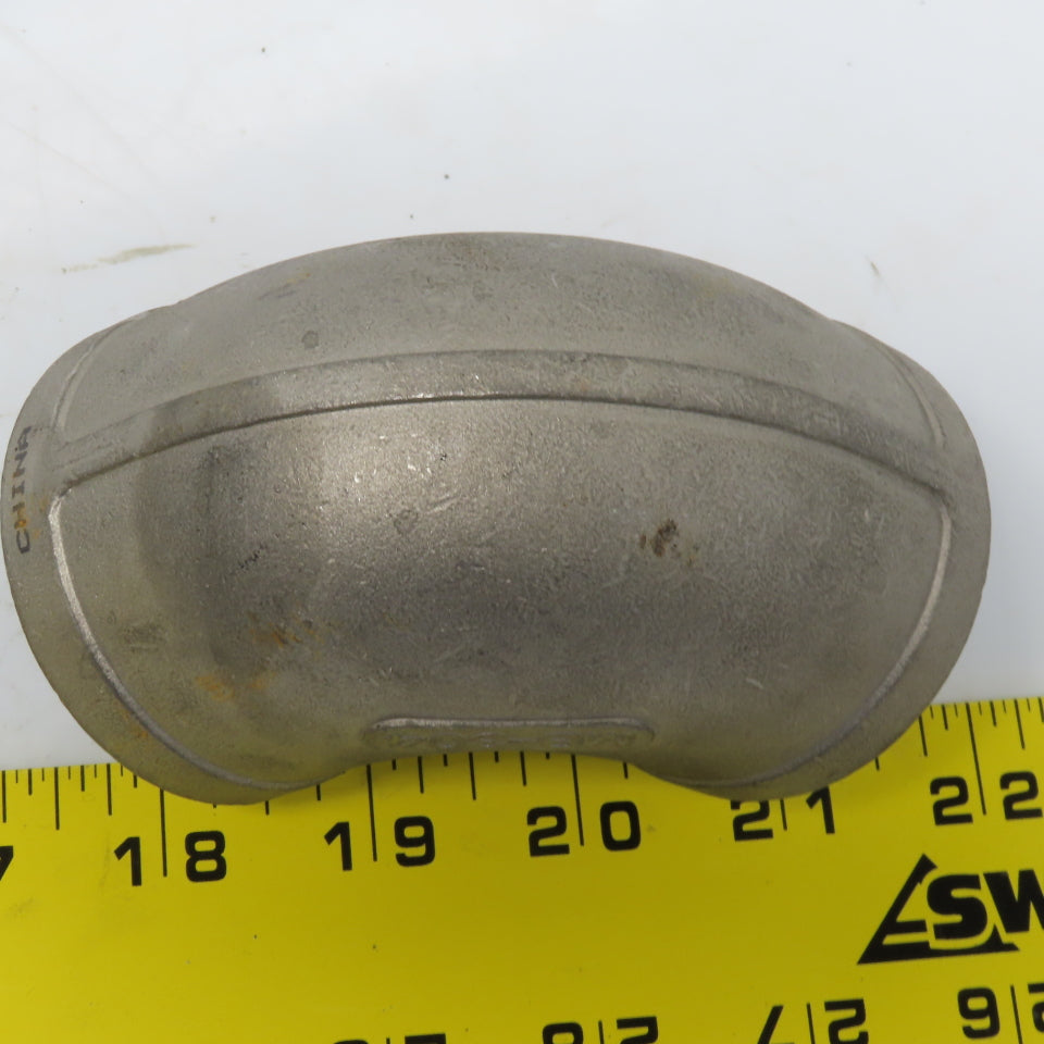 1-1/2" FNPT 90° Elbow 304 Stainless Steel Class 150 Lot of 4