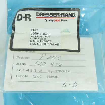 Dresser Rand MLH63584G6 3.00 Discharge Valve Assembly 6-49