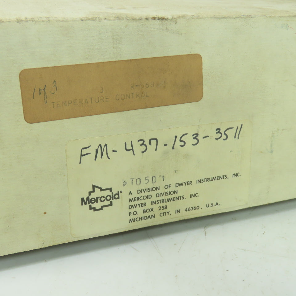 Mercoil FM-437-153-3511 Temperature Controller 240VAC 4A