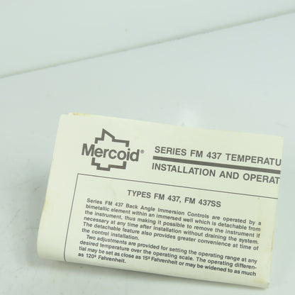 Mercoil FM-437-153-3511 Temperature Controller 240VAC 4A