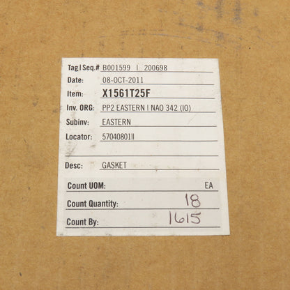 Dresser Rand X1561T25F Packing Gasket Lot Of 5