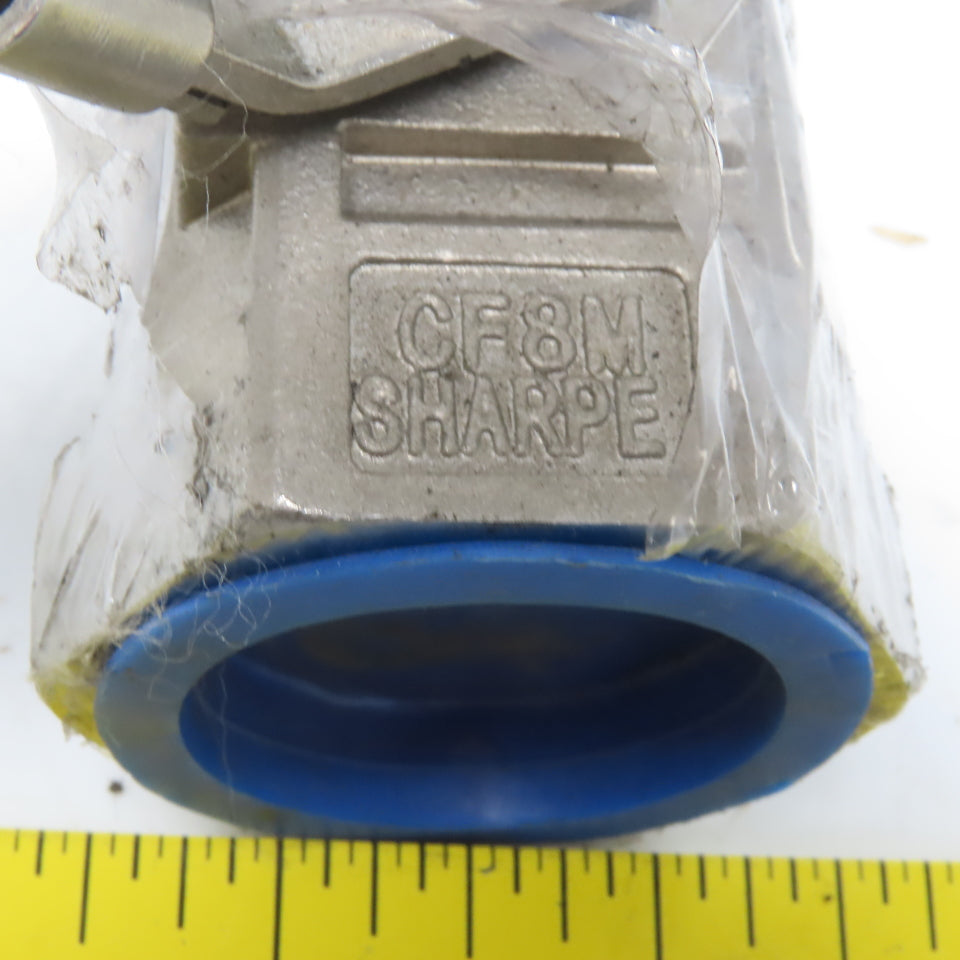 Sharpe CF8M 1-1/4" FNPT Ball Valve 304 Stainless Steel 800CWP