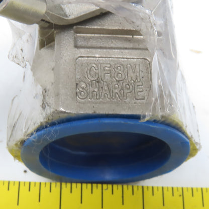 Sharpe CF8M 1-1/4" FNPT Ball Valve 304 Stainless Steel 800CWP