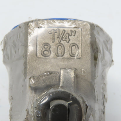 Sharpe CF8M 1-1/4" FNPT Ball Valve 304 Stainless Steel 800CWP