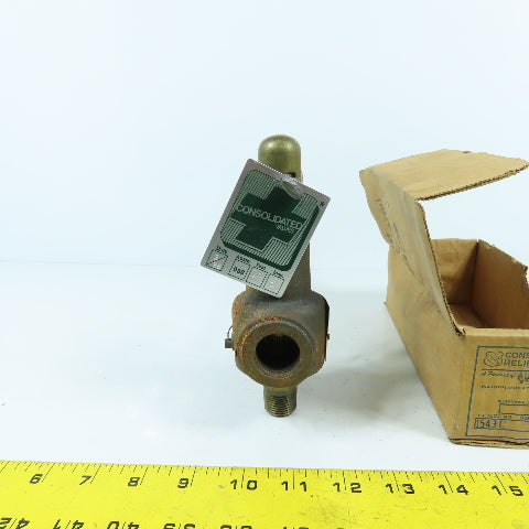Consolidated Dalco Dresser 1543D Safety Relief Valve 1/2" 15 PSI Set