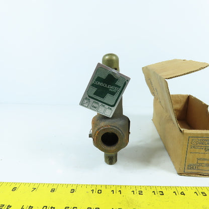 Consolidated Dalco Dresser 1543D Safety Relief Valve 1/2" 15 PSI Set
