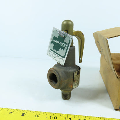 Consolidated Dalco Dresser 1543D Safety Relief Valve 1/2" 15 PSI Set