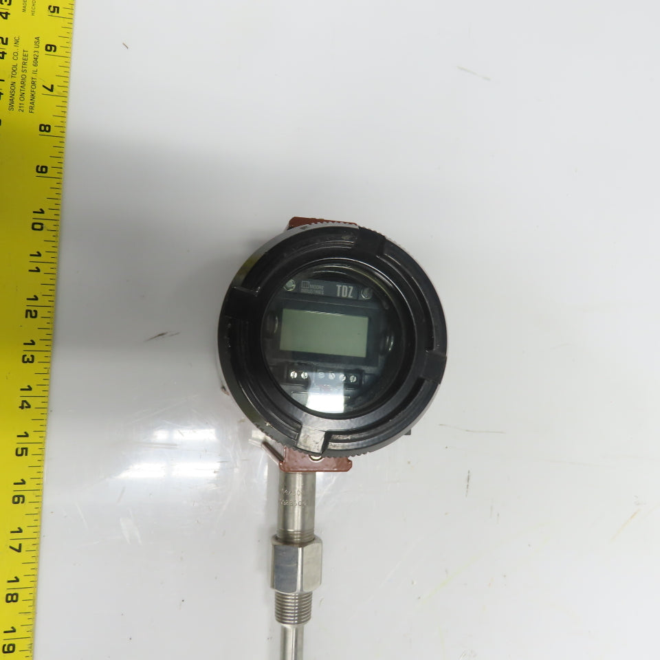 Moore TDZ/B-P2/U24-TO/S316 Temperature Transmitter 24" Probe 32-1/2" OAL
