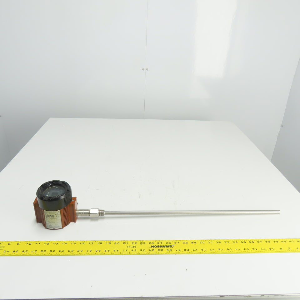 Moore TDZ/B-P2/U24-TO/S316 Temperature Transmitter 24" Probe 32-1/2" OAL