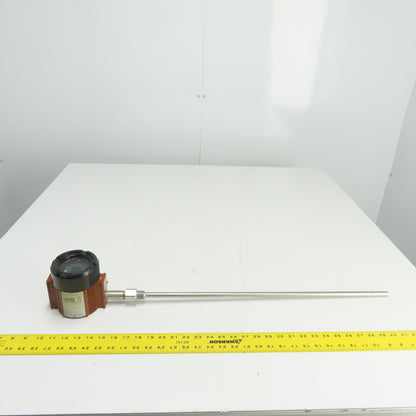 Moore TDZ/B-P2/U24-TO/S316 Temperature Transmitter 24" Probe 32-1/2" OAL