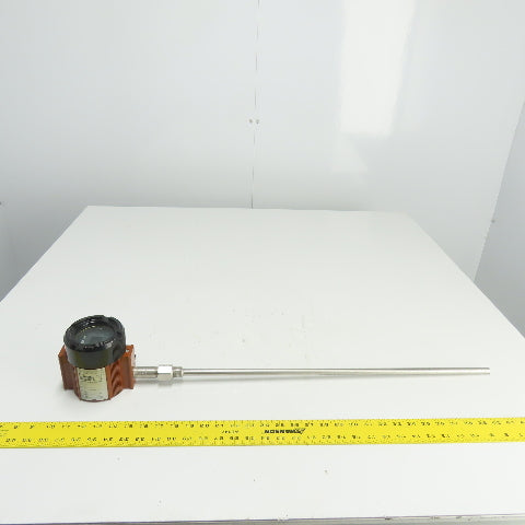 Moore TDZ/B-P2/U24-TO/S316 Temperature Transmitter 24" Probe 32-1/2" OAL