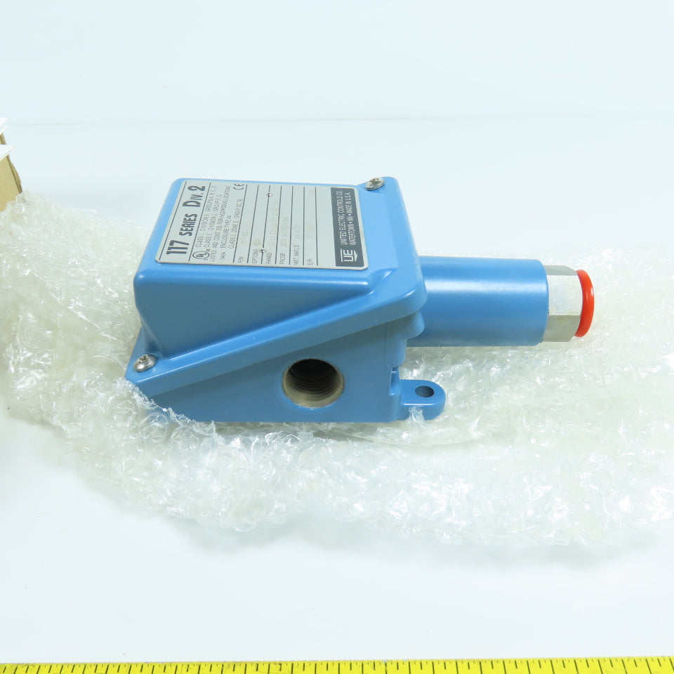 United Electric H117-193 117 Series Pressure Switch 20-500PSI NEW